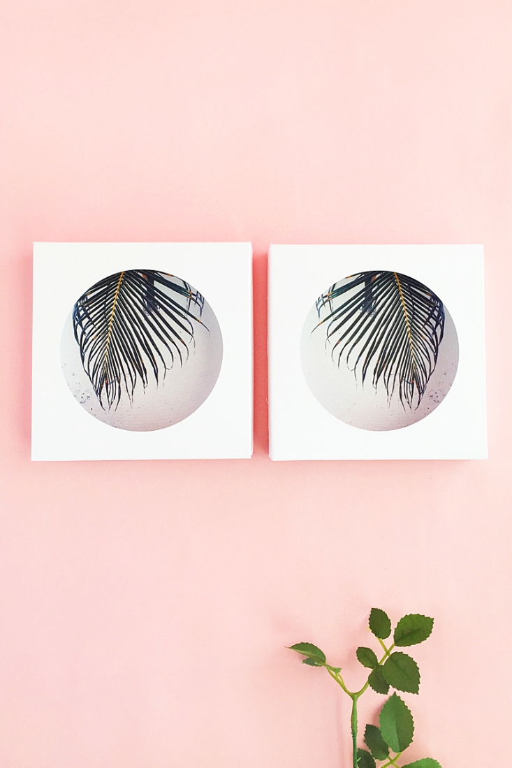 DIY Circle Framed Art - Create your own framed art out of paper! Perfect for your desk or wall - Click through for the tutorial on Maritza Lisa!