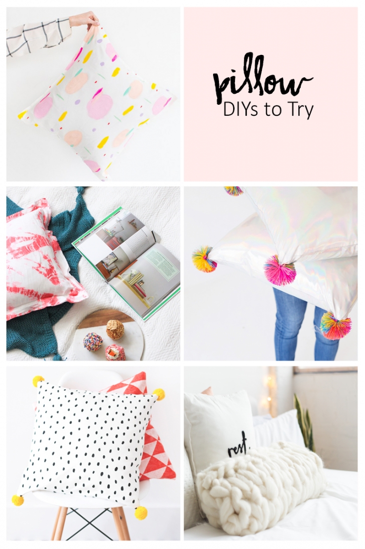 5 Pillow DIYs To Try - Sometimes all you need to create a big impact is a simple accessory DIY. These pillows and cushions will give your home the handmade and modern facelift it needs. Click through to get the details and tutorial links!