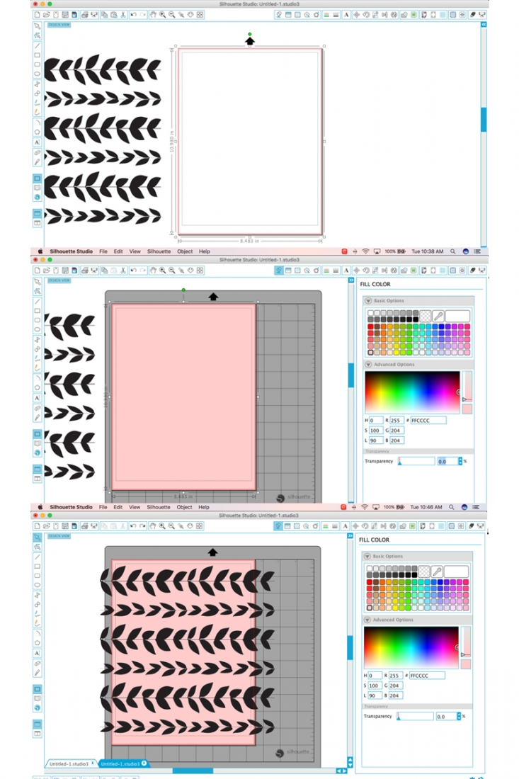 How To Change Background Colors In Silhouette Studio - Maritza Lisa: A quick and easy tip on how to use this free software to make pretty patterned paper with colored backgrounds. Click through to make your own!