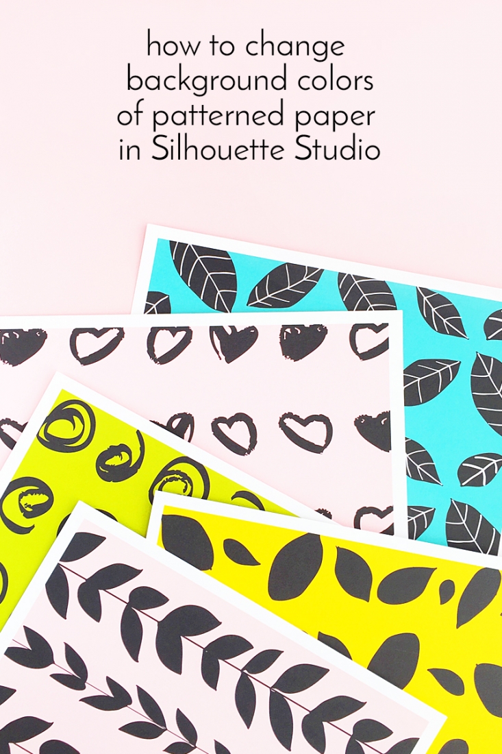 How To Change Background Colors In Silhouette Studio - Maritza Lisa: A quick and easy tip on how to use this free software to make pretty patterned paper with colored backgrounds. Click through to make your own!