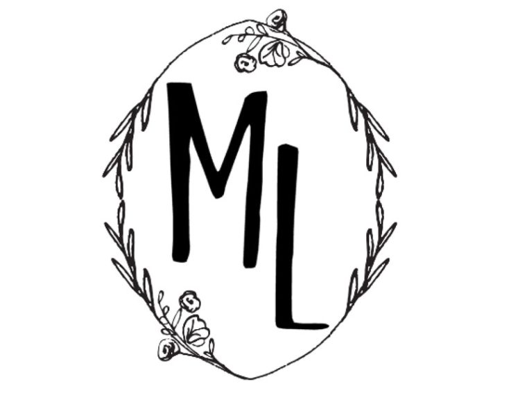 Design Your Own Monogram with Flowers and Laurels - Maritza Lisa