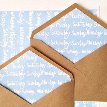 DIY Envelope Liners