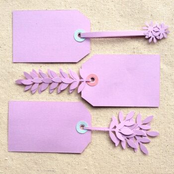 DIY Tag Barrettes