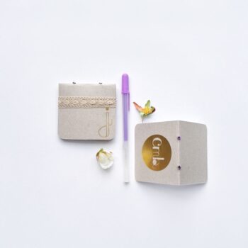 DIY Mini Monogrammed Notebooks