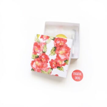 DIY Watercolor Floral Gift Box - Maritza Lisa