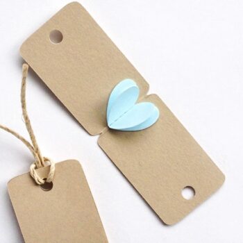 DIY 3D Mini Heart Tags - Maritza Lisa