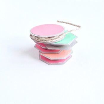 DIY Geometric spools - Maritza Lisa