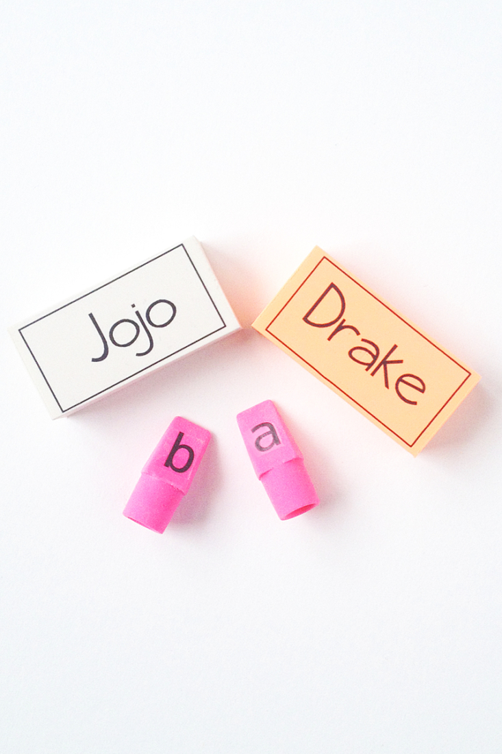 DIY Stationery: Personalized Erasers - Maritza Lisa