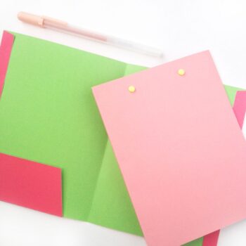 Stationery: Mini Folder DIY