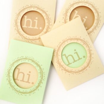 DIY Stationery - Create Your Own Window Tag Set with this Silhouette CAMEO Project