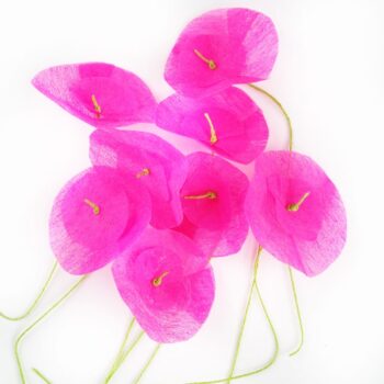 DIY Paper Flowers With Circles #MaritzaLisa