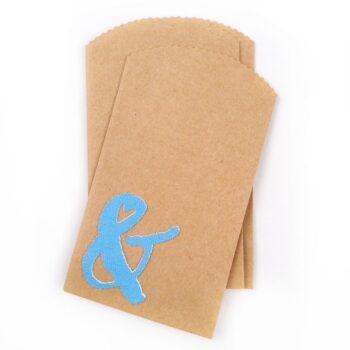DIY Stationery - Fabric Ampersand Stickers