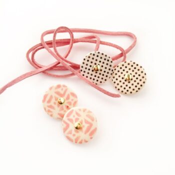 DIY Stationery - Create your patterned wooden button and string for your envelopes and packages