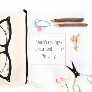 Footer and Sidebar Visibility