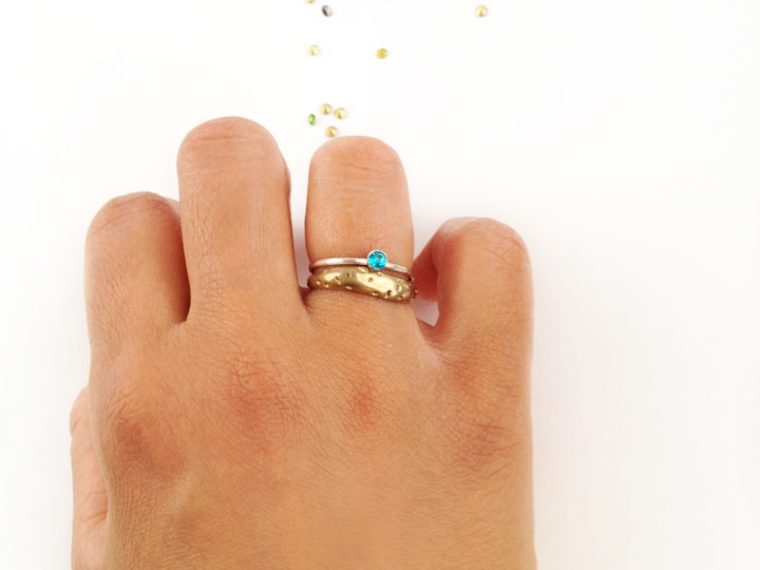 DIY Jewelry - Easy Stackable Rings