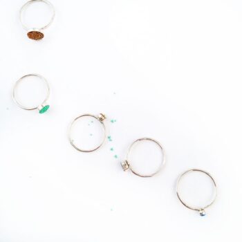 DIY Jewelry - Beaded Stackable or Midi Rings