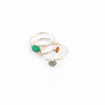 DIY Jewelry - Beaded Stackable or Midi Rings