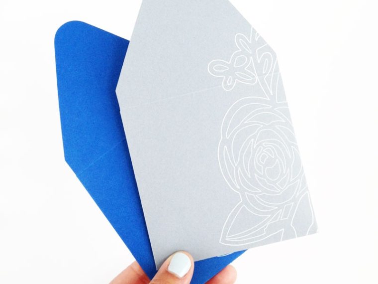 DIY Stationery- Create Your Own Floral Envelopes