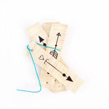 DIY Packages - Wooden Arrow Tags