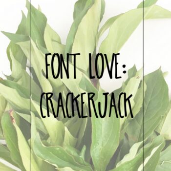 Font Love - CrackerJack - Maritza Lisa