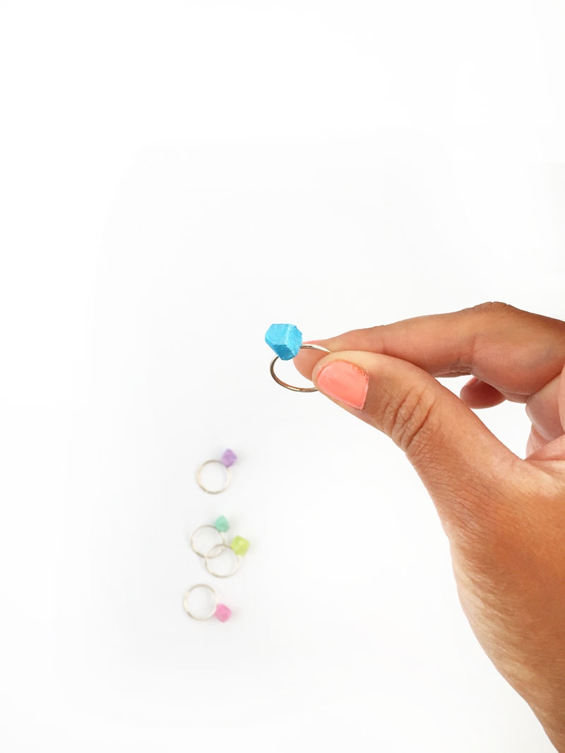 Best DIYs of 2015 on Maritza Lisa: DIY Geo Stackable Rings