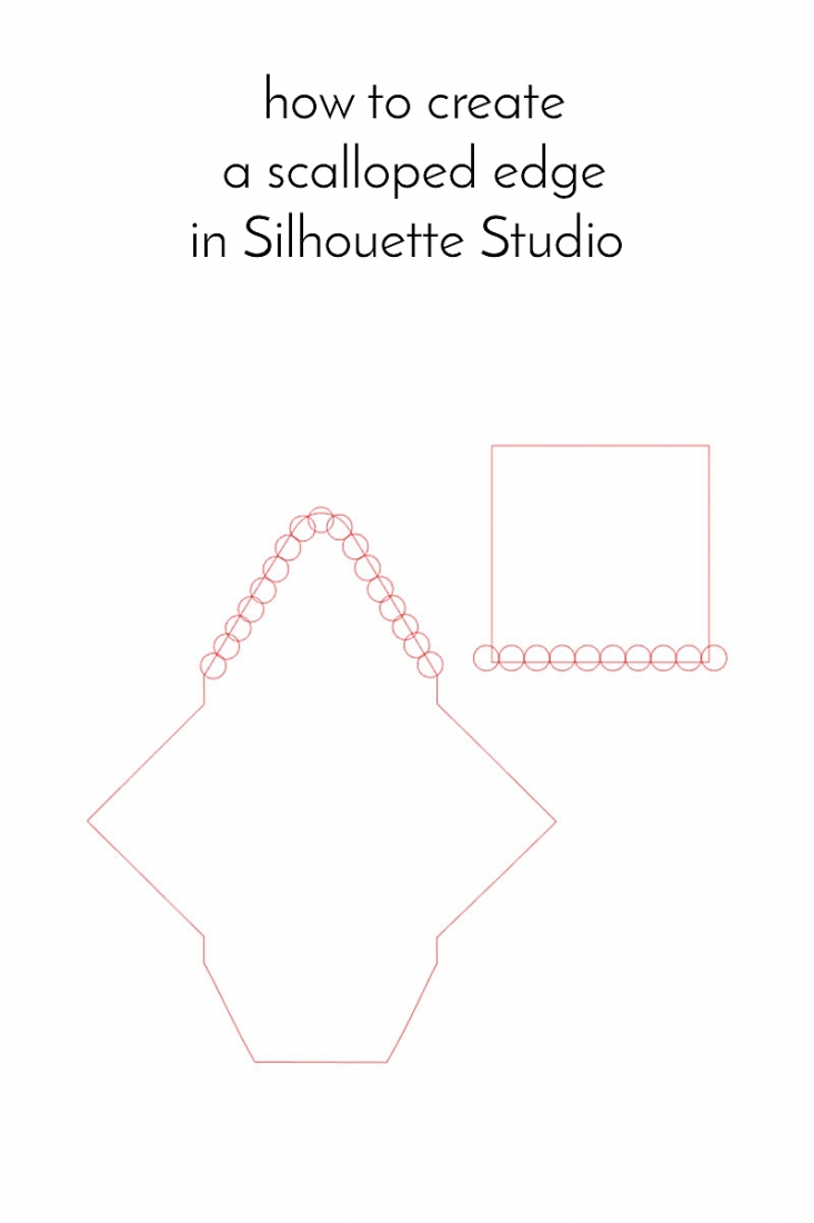 Learn how to make a scalloped edge in Silhouette Studio! 