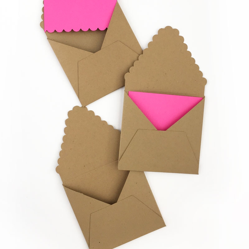 DIY Stationery - Mini Scalloped Tag Set