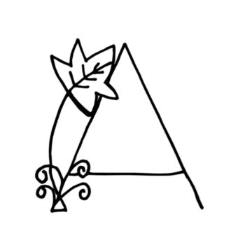 Lettering - Doodled Uppercase A - Maritza Lisa