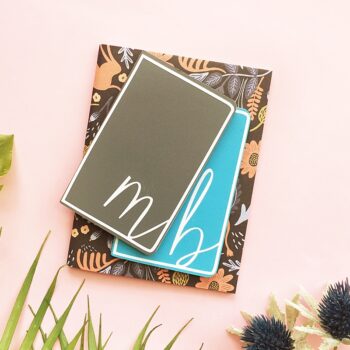 DIY Mini Monogrammed Notebooks - Perfect for your office notes or back to school - Maritza Lisa