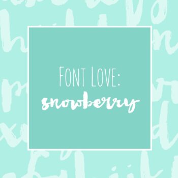 Font Love - Snowberry