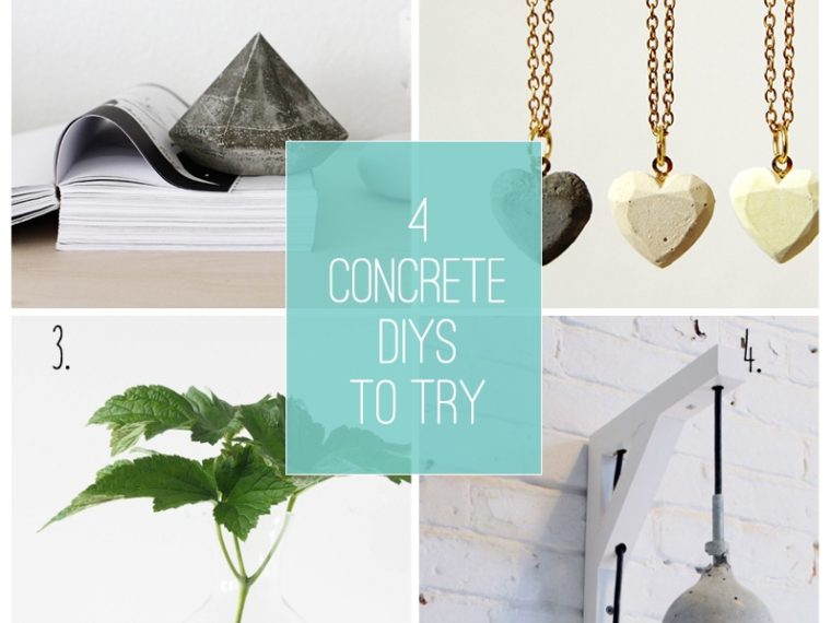 4 Concrete DIYs To Try