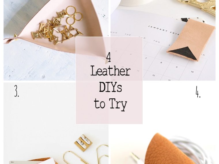 4 Leather DIYs To Try