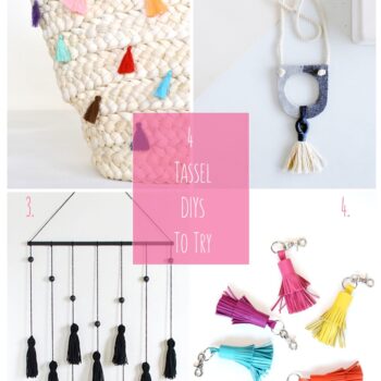 4 Tassel DIYs To Try