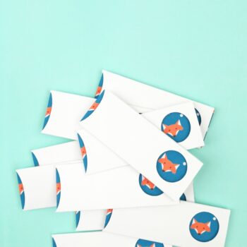 DIY Fox Tag and Sleeve Set - Maritza Lisa