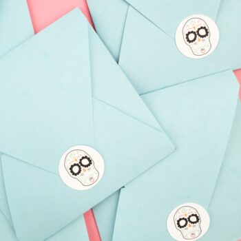 DIY Sugar Skull Seals - Maritza Lisa