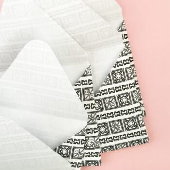 DIY Tribal Pattern and Envelopes - Maritza Lisa: Do you like the tribal trend? I'm loving it all - come join me and I will show you how to create your own tribal pattern and apply that pattern to your favorite stationery. Click through for the tutorial