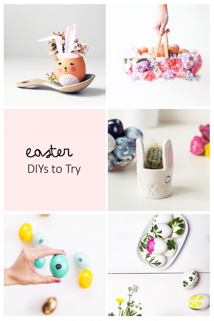 5 Easter DIYs To Try - Today's Roundup is all about my favorite Easter DIYs to try this year. Click through for details on these gorgeous projects
