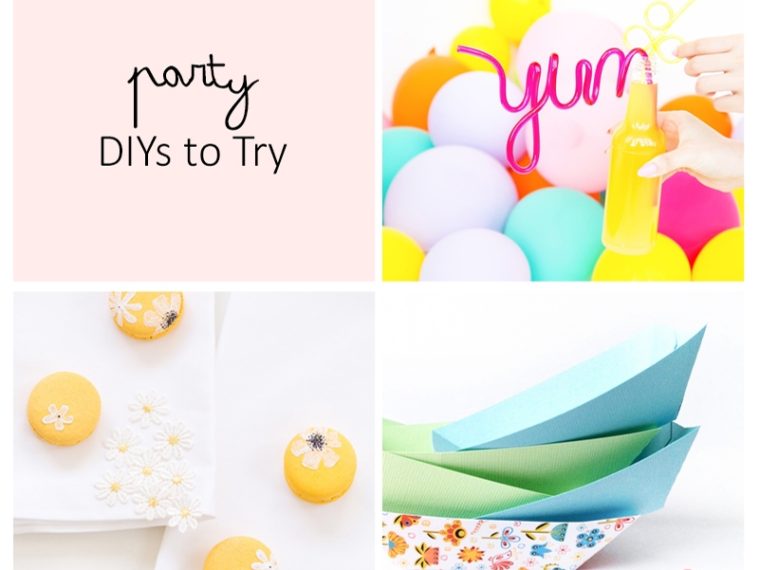 5 Party DIYs To Try on Maritza Lisa - This week's inspiration is all about parties and some pretty DIYs to add that personal touch to your celebrations. Click through for details on each DIY