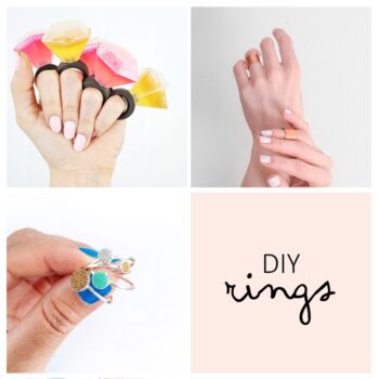 5 Must Try DIY Rings - This week's inspiration is all about DIY Rings. These rings are the perfect summer accessories. Click through to get the scoop on how to make your own!