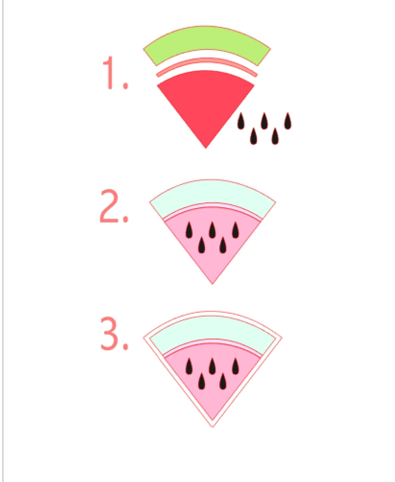 DIY Watermelon Stickers - click through to create your own watermelon stickers with this tutorial on Maritza Lisa. Perfect for packages and planners!