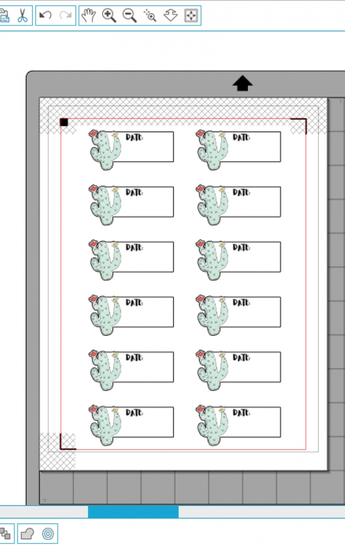 DIY Cactus Planner Stickers - Create and decorate your journals with these sweet cactus date planner stickers. Click through for tutorial on Maritza Lisa!