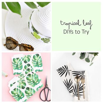Try These 5 Tropical Leaf DIYs on Maritza Lisa - This week's roundup us all about all things leafy, green and tropical. Click through for the tutorials!