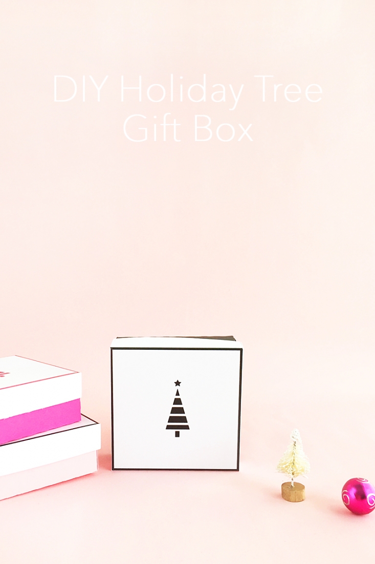 How To Make A Christmas Gift Box. Looking for Packaging Ideas? These gift boxes are perfect for the Holidays! Click through for this Silhouette tutorial!