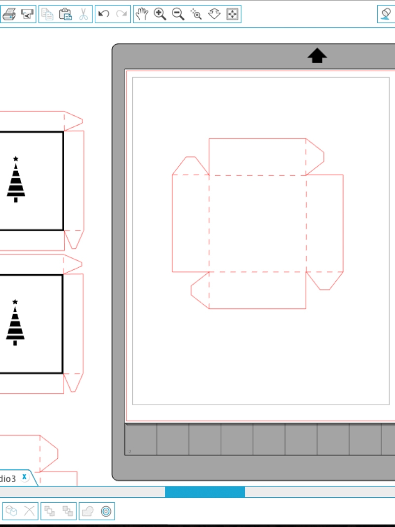 How To Make A Christmas Gift Box. Looking for Packaging Ideas? These gift boxes are perfect for the Holidays! Click through for this Silhouette tutorial!