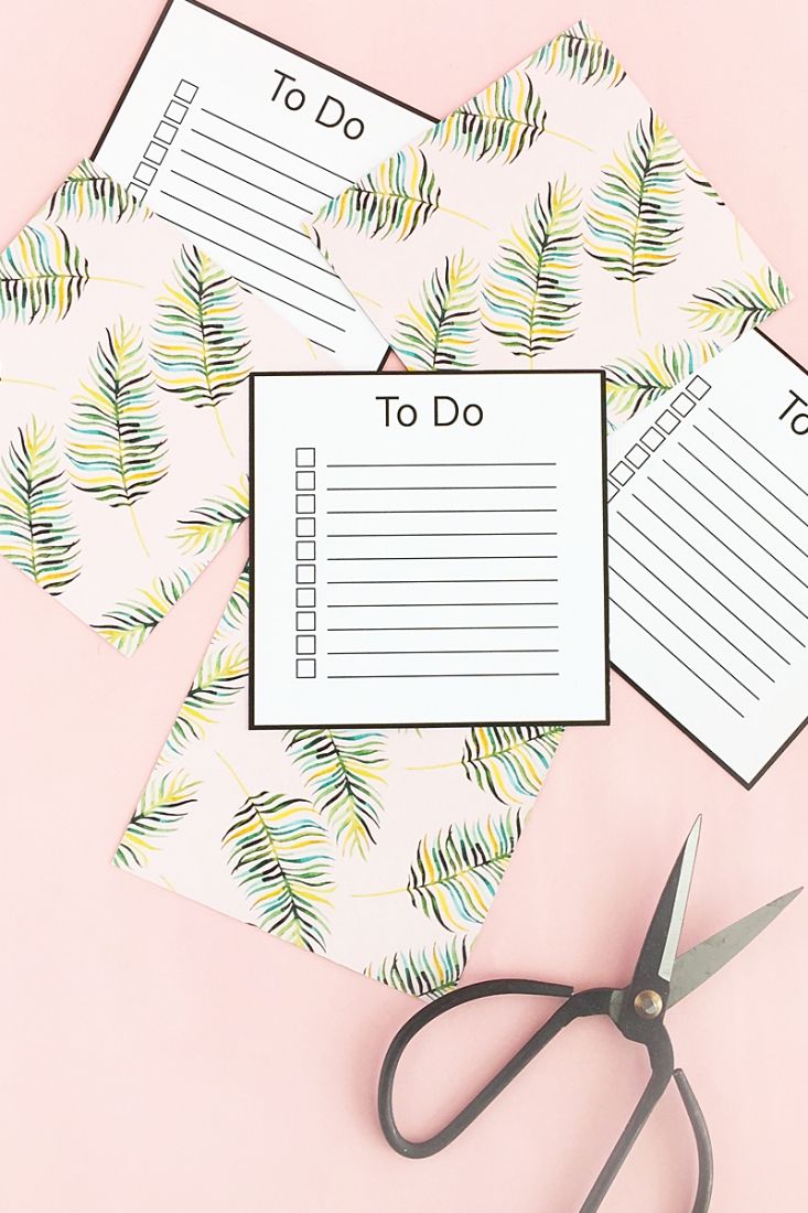 DIY To Do List Cards - Maritza Lisa: Click through to use this free printable (studio and PDF) to create your own patterned To Do List cards.