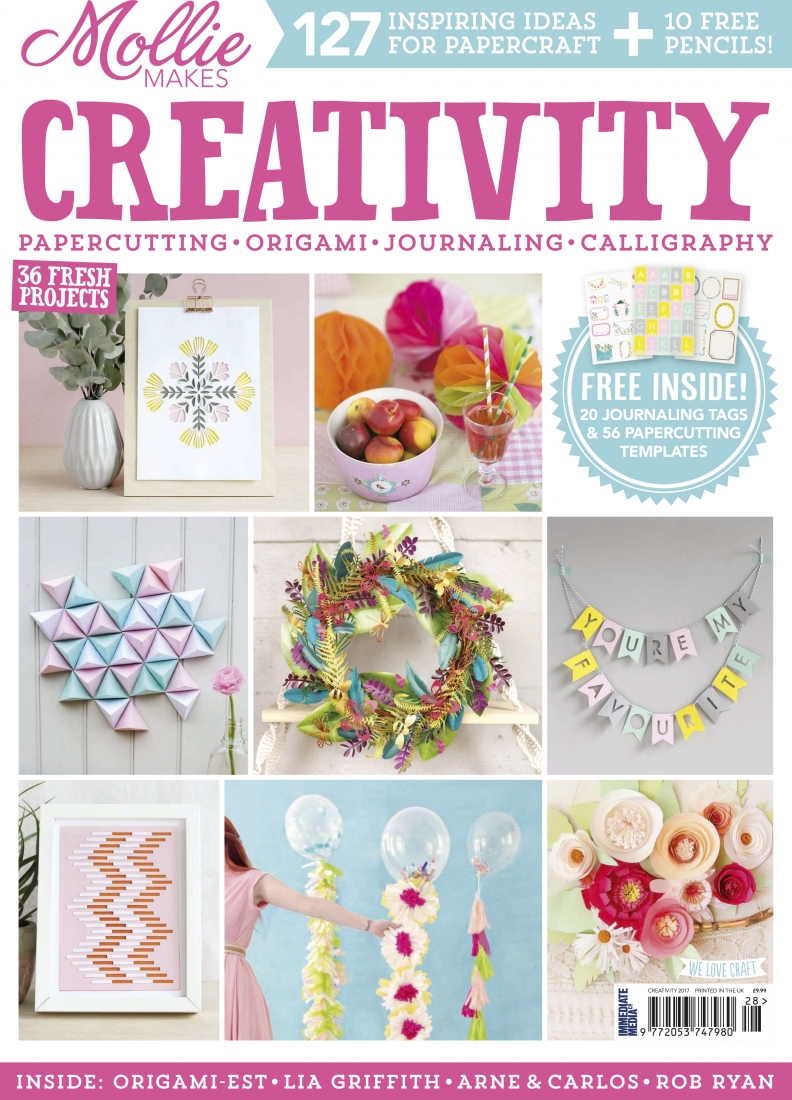 Maritza Lisa Featured In Mollie Makes Creativity - So happy to be featured in Mollie Makes Creativity Book-zine! Click through for details!