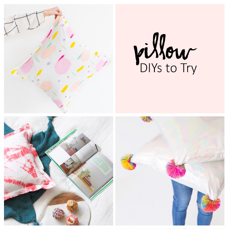 5 Pillow DIYs To Try