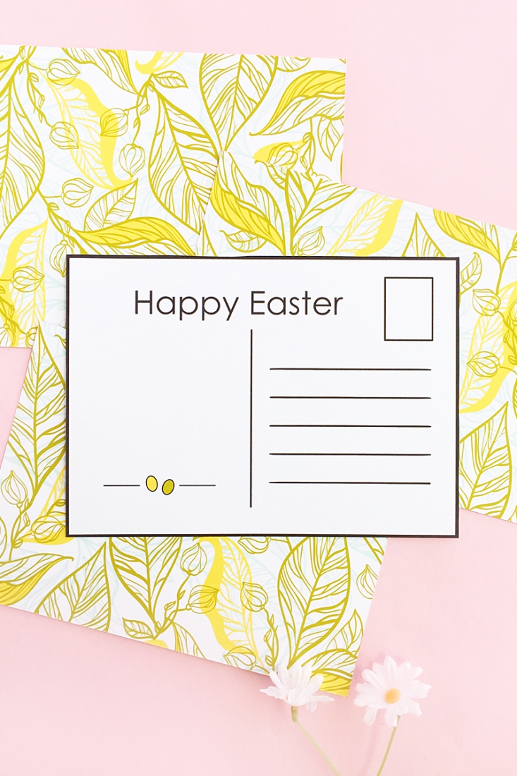 DIY Easter Postcards (Free Printable) on Maritza Lisa - Create your own postcards and send them off for Easter with this easy tutorial. Click through for your copy!