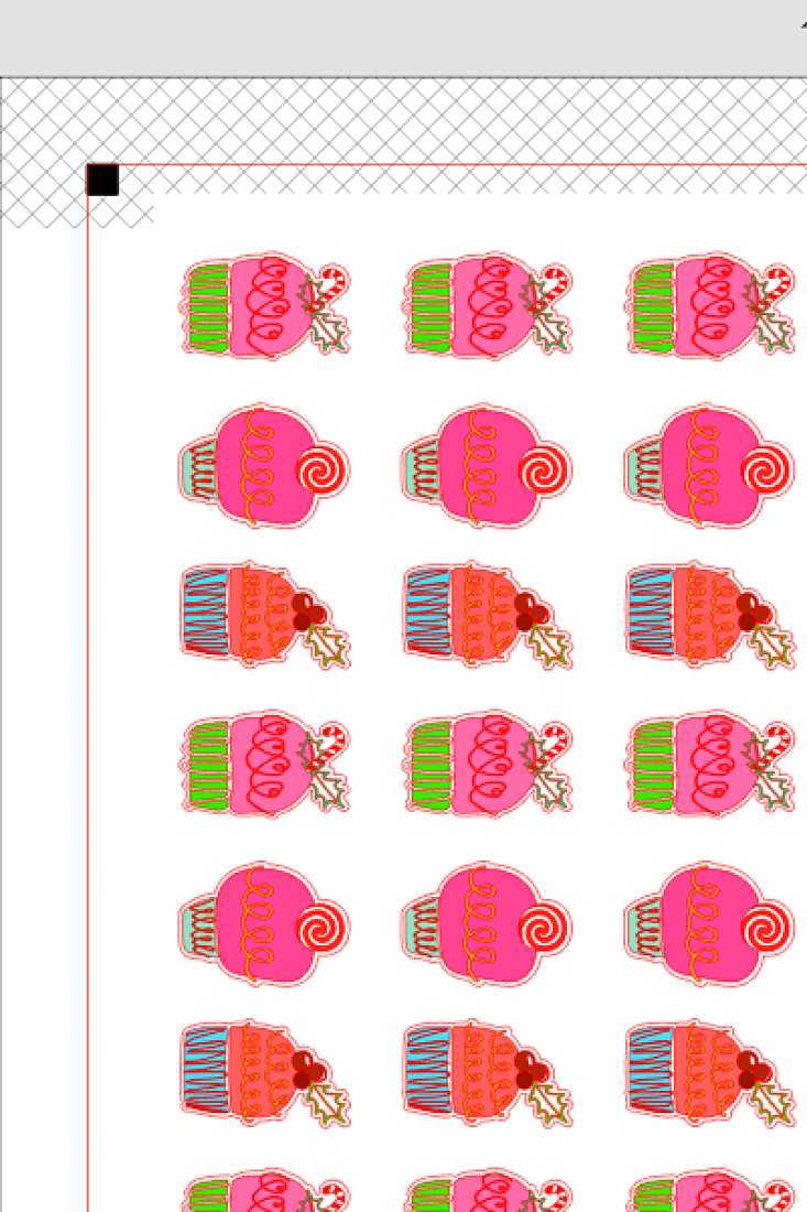 DIY Christmas Cake Stickers - Maritza Lisa - Decorate your packages with these sweet stickers for the holidays!