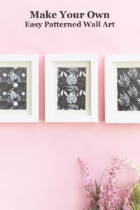 Easy DIY Mini Framed Floral Artwork - Maritza Lisa